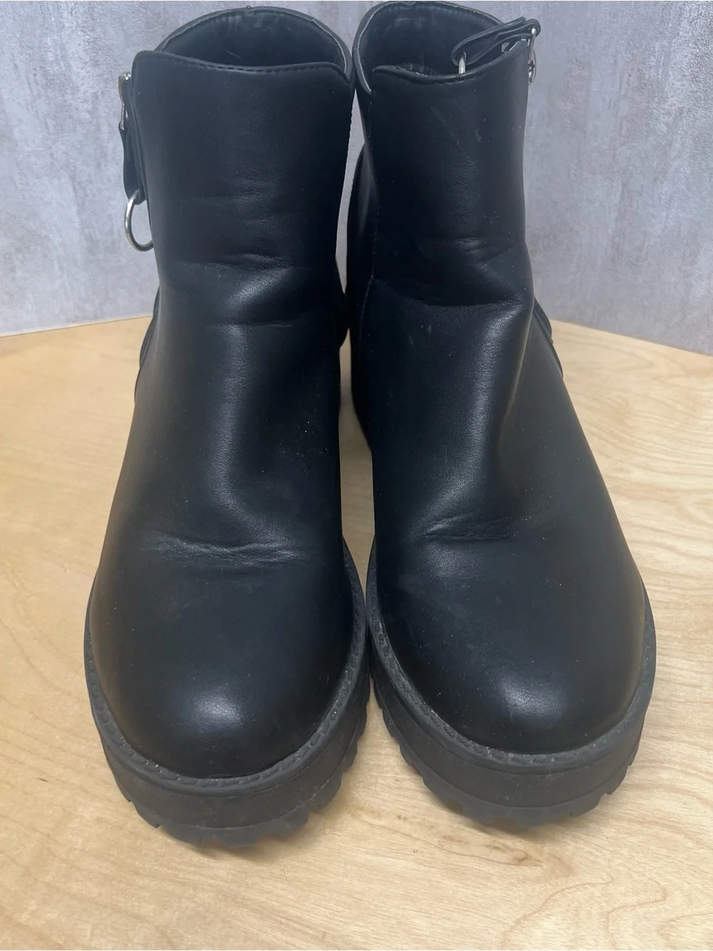 Qupid Lug Sole Boots size 12
